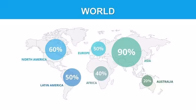World Map Keynote Template: Globalize Your Vision with Ease