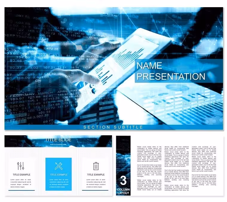 Business Meeting Agenda PowerPoint Template for Presentations