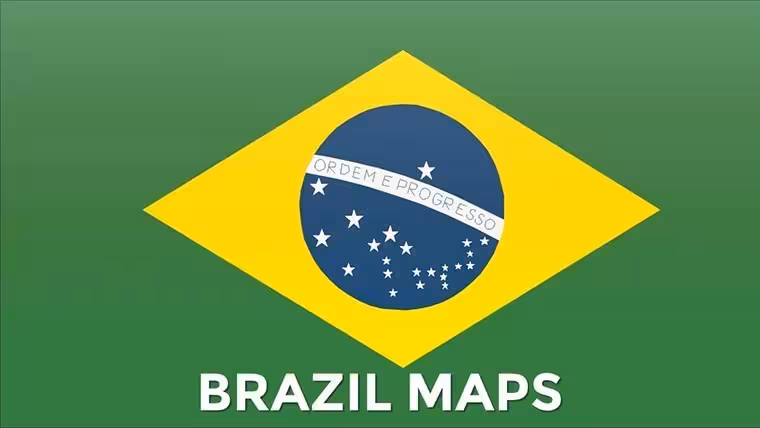 Customizable Brazil Keynote Maps Template: Explore Geography and Economy