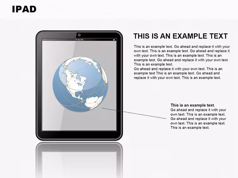 Infographics iPad PowerPoint Charts: Mobile Mastery in Visuals