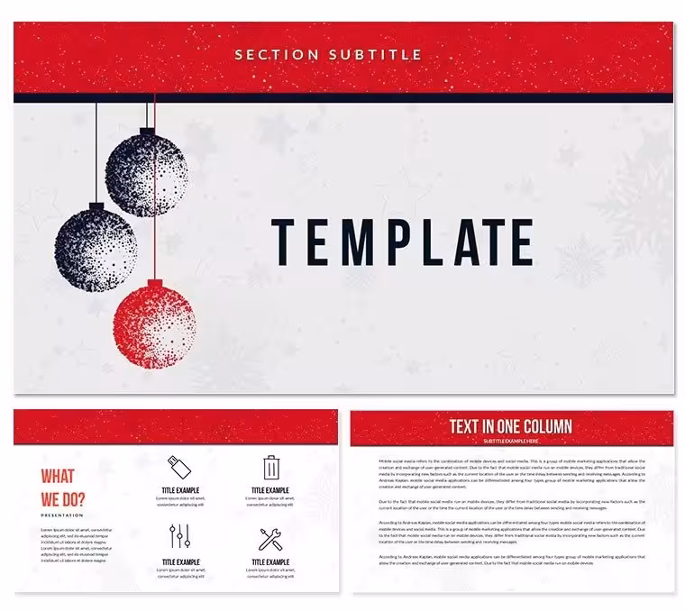 Christmas Holiday Background PowerPoint templates
