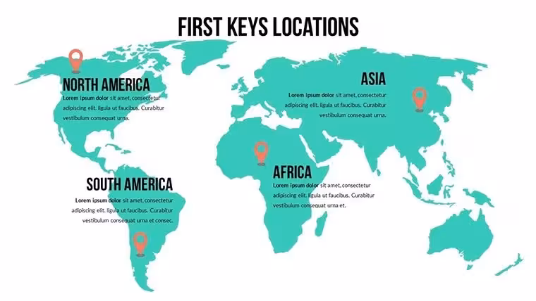 Interactive World Country Keynote Maps: Elevate Global Presentations