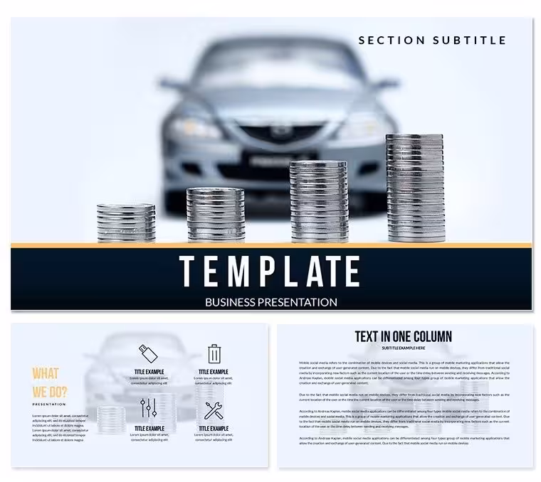 Cost of Cars PowerPoint templates