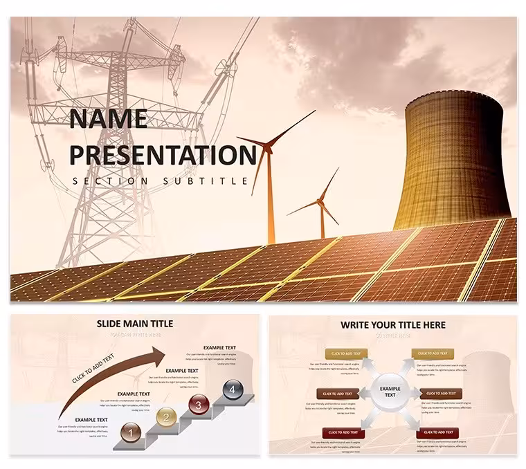 Power Generation Diagrams - Editable PPTX | ImagineLayout
