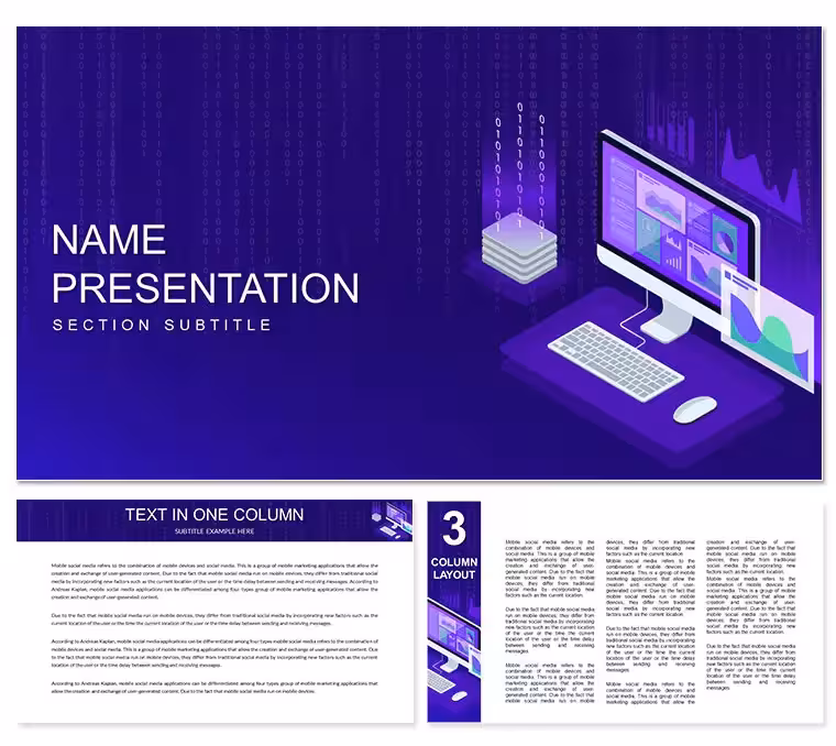 Analysis Business Promotion PowerPoint template