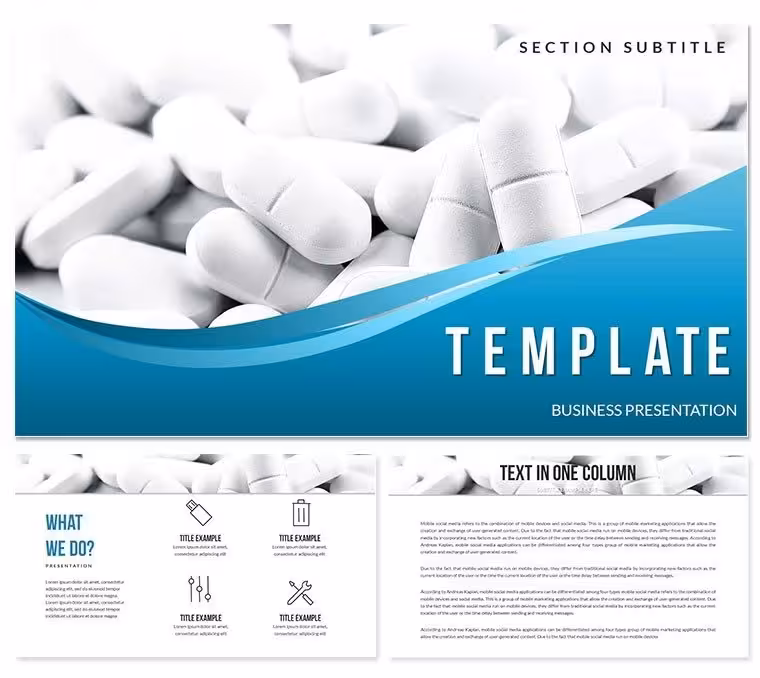 Pharmaceutical Medicine PowerPoint Template - Download PPT