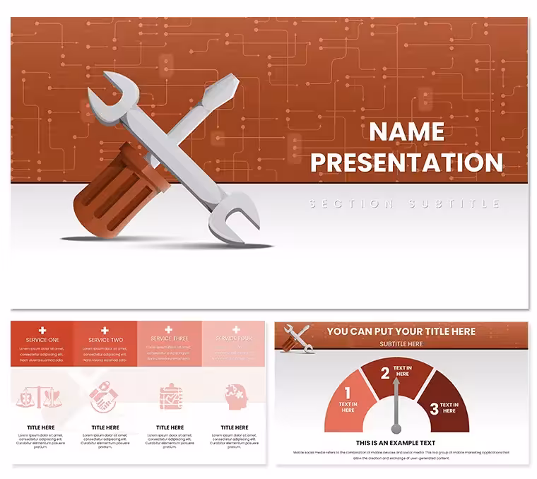 Repair Service PowerPoint Template: Fix Your Presentations with Precision