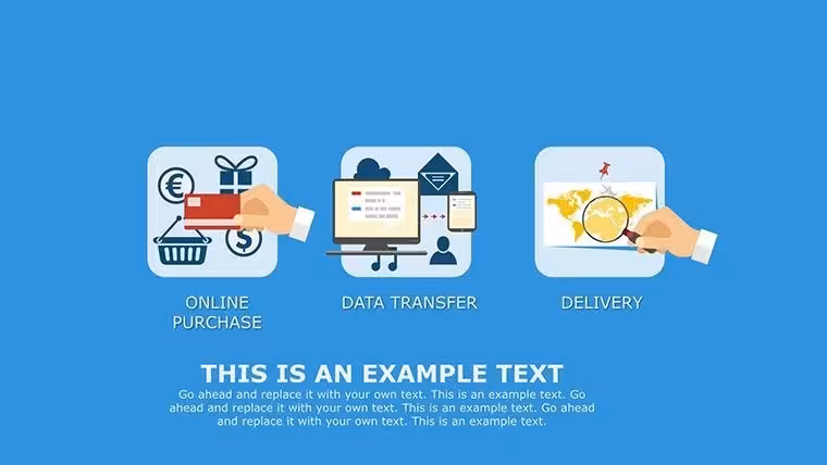 Professional Online Shopping Keynote Diagrams Template | Download Now