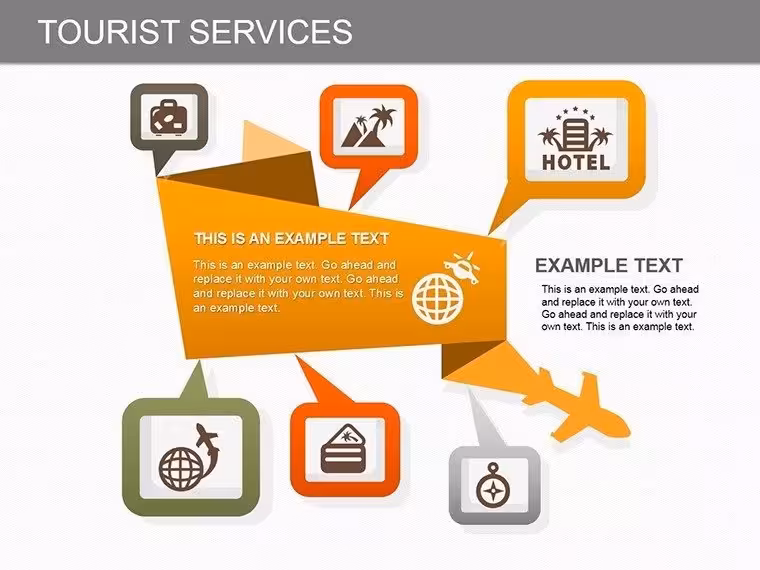 Tourist Services PowerPoint Diagram Template