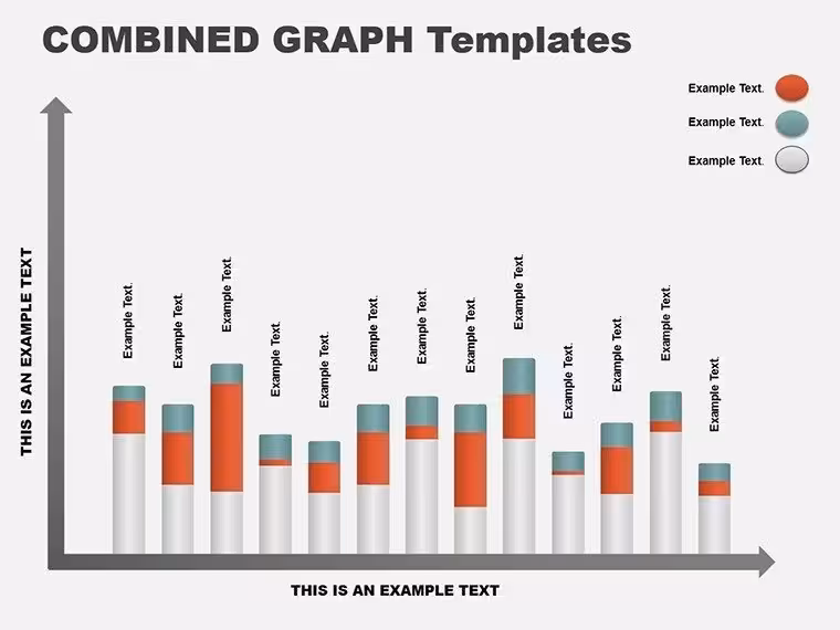 Column Graph PowerPoint Template for Financial Insights