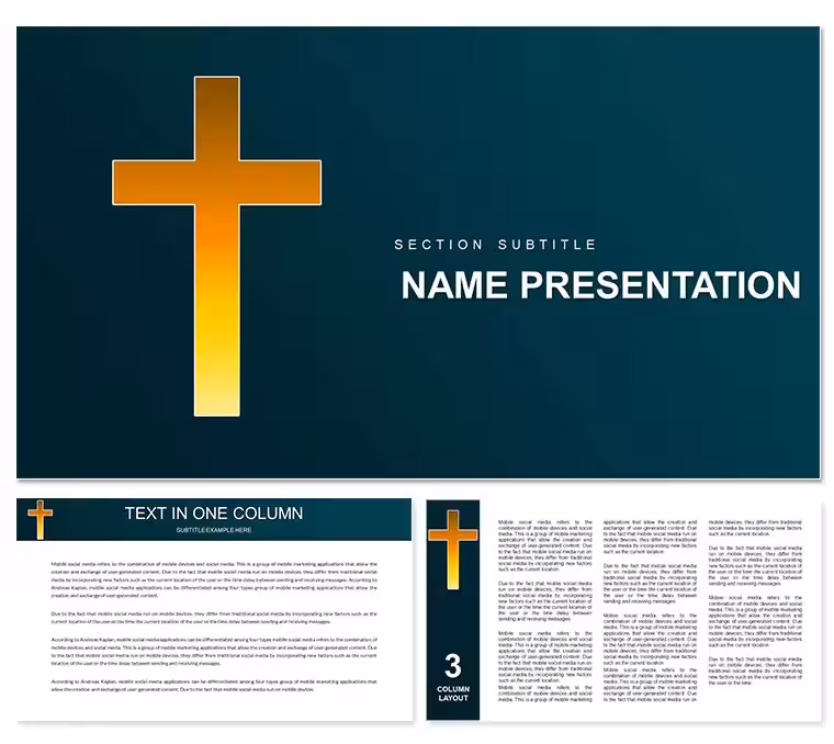 Gospel PowerPoint template