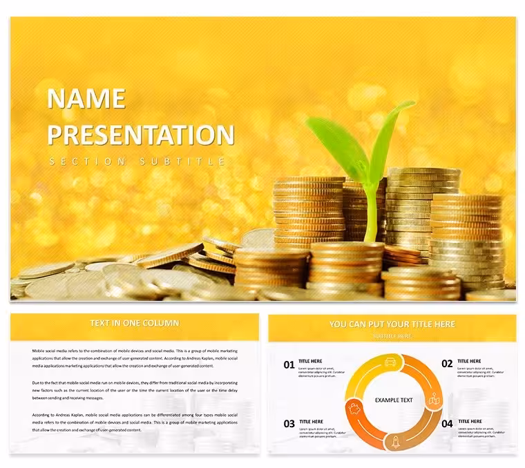 Cultivating Your Financial Future PowerPoint Template