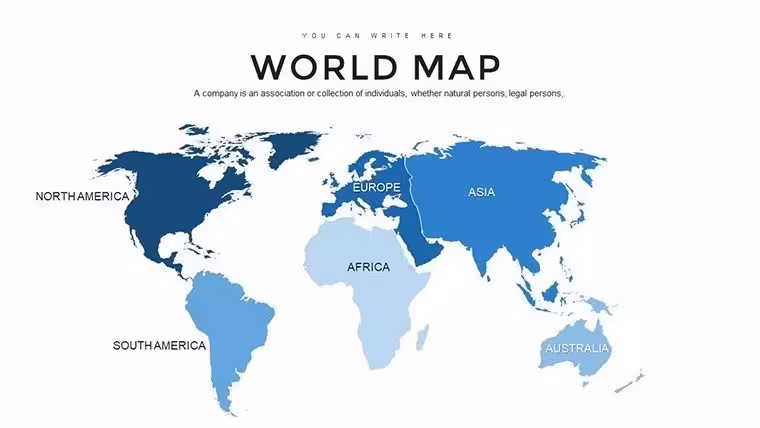 World PowerPoint Maps Templates - Slide2