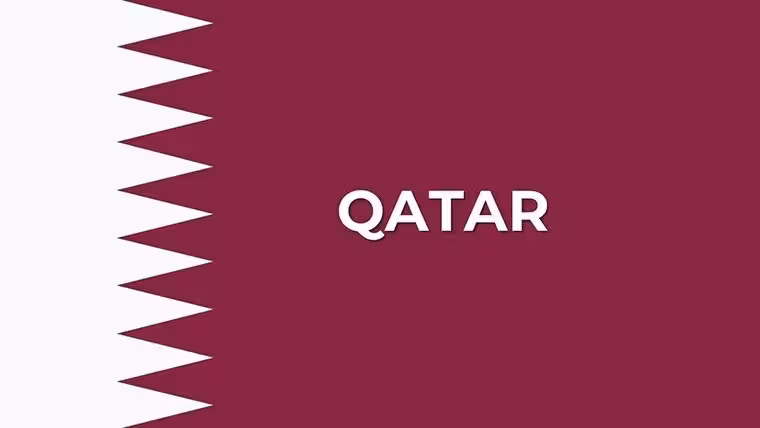 Qatar's Blueprint: PowerPoint Maps Template for Bold Visions