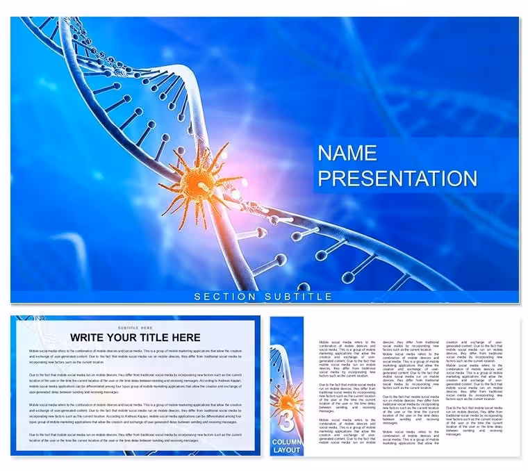 Medical Research Institute PowerPoint Template