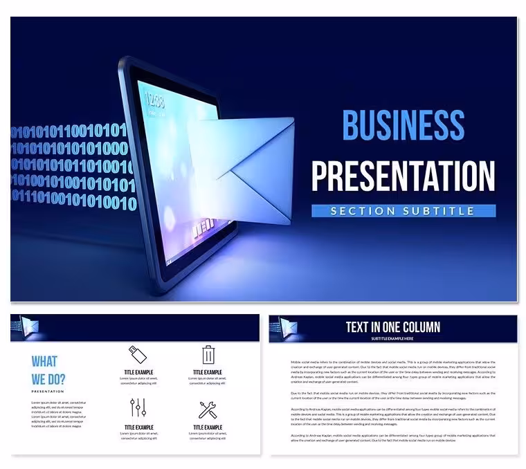 Download Email Marketing PowerPoint Template and Diagrams, PPT