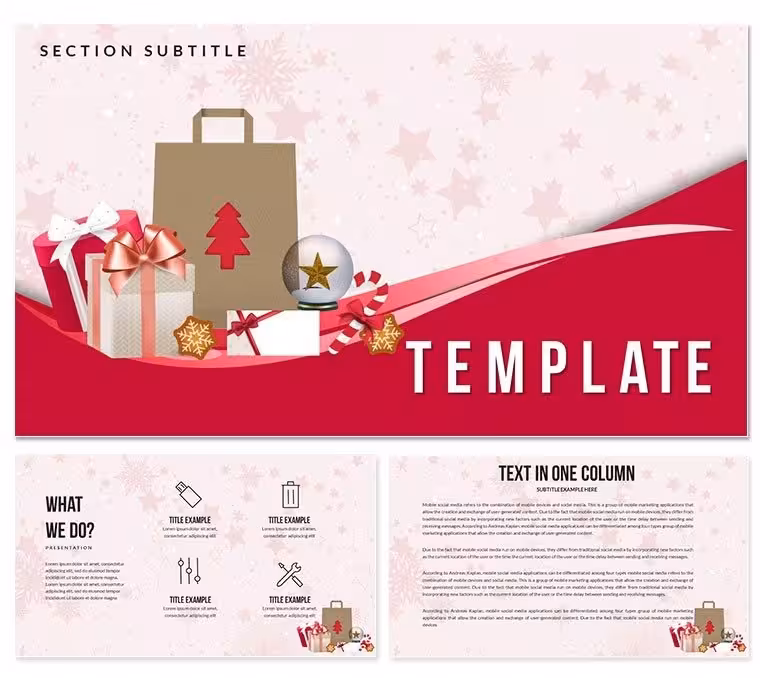 Great Christmas Holiday PowerPoint template