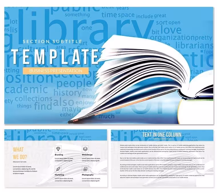 Online Library PowerPoint templates