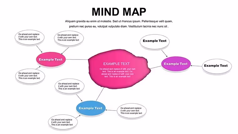 Free Mind Map PowerPoint Template - Unlock Creativity