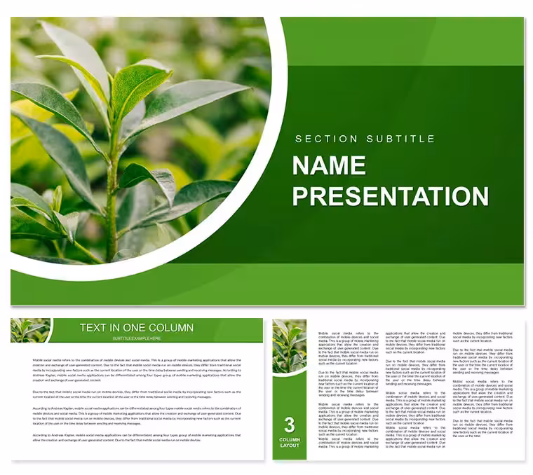 Ecology and Biology PowerPoint Template