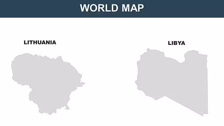 Algeria World PowerPoint maps