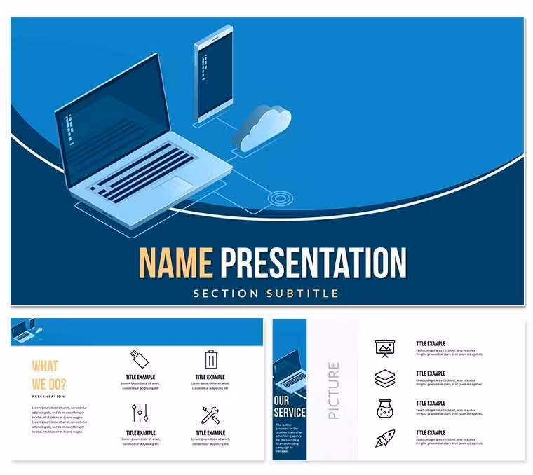 Onedrive PowerPoint Template - Download PPT