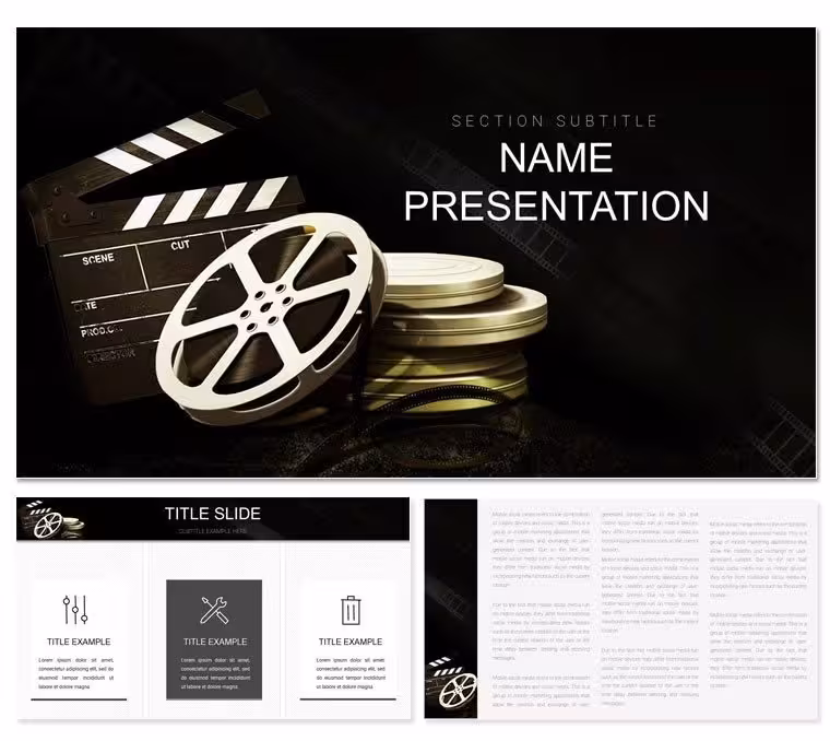 Software Movie Maker PowerPoint Template