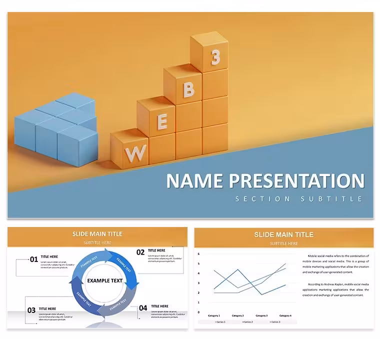 Web 3.0 Technology PowerPoint Template: Innovate Now
