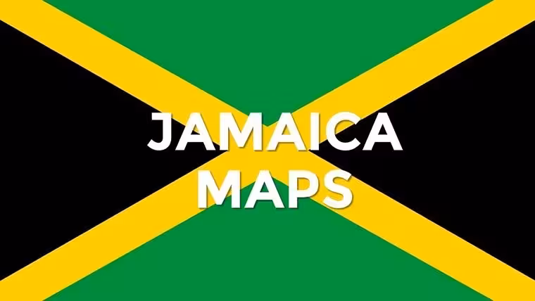 Jamaica Keynote Maps - Download Maps of Jamaica Template