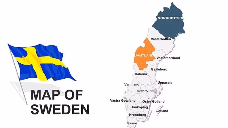 Sweden Keynote Maps Template - 48 Fully Editable Slides | Instant Download | ImagineLayout