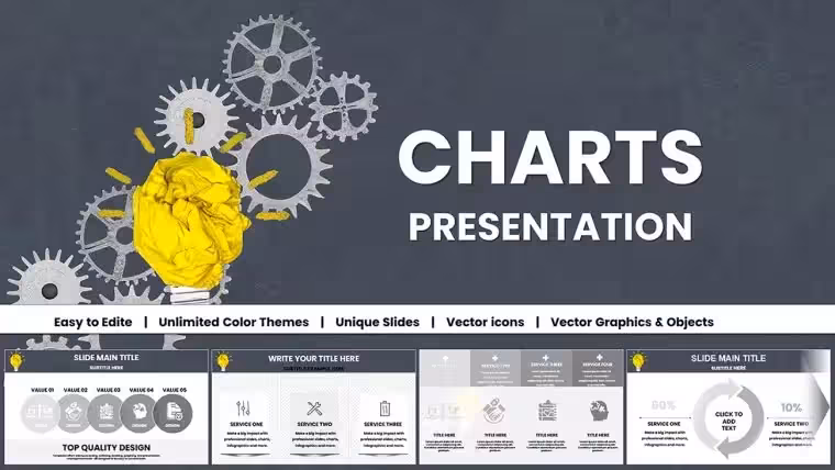 Marketing Charts Template for Keynote: Editable and Professional
