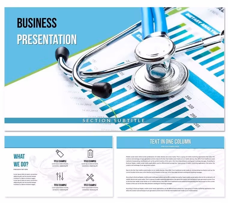 Medical and Health Sciences PowerPoint Template | Professional Healthcare Presentation