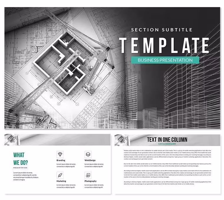 Construction - Business Ideas PowerPoint Presentation Templates