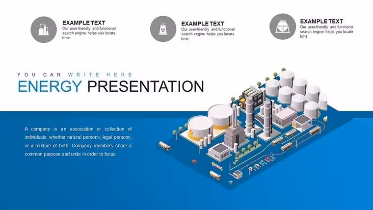 Energy Sector PowerPoint Charts Template Excellence