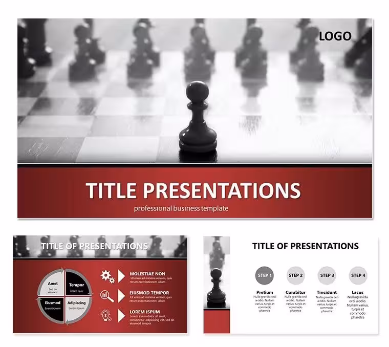 Tips for Playing Chess Strategy PowerPoint templates