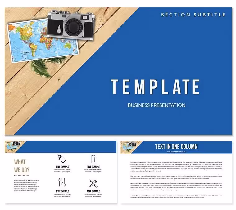Tourism, Travel, and Recreation PowerPoint Template: Journey to Engaging Decks
