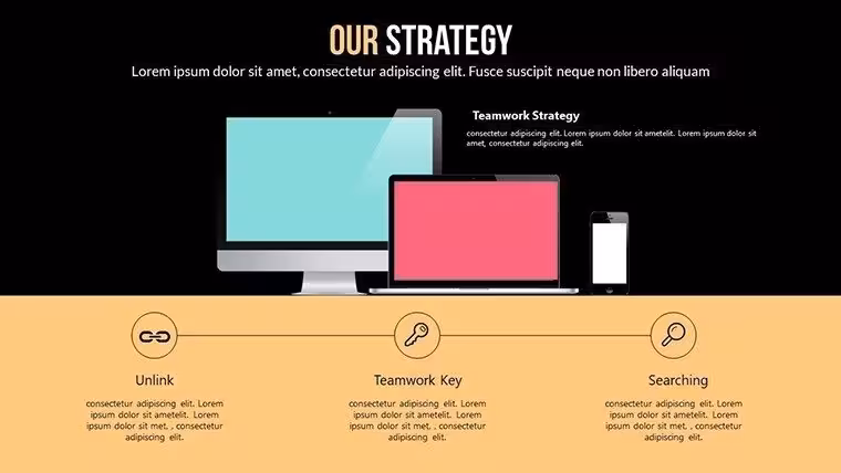 Corporate Strategy PowerPoint Charts Template - Professional Download