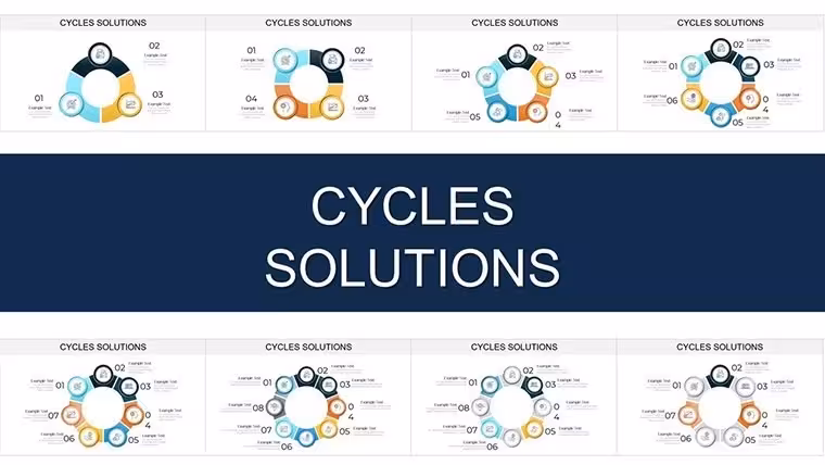 Cycles Solutions Keynote Charts: Transform Data into Compelling Narratives