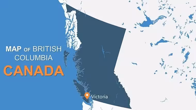 BC Canada Editable Maps Keynote Template: Visualize British Columbia Like Never Before