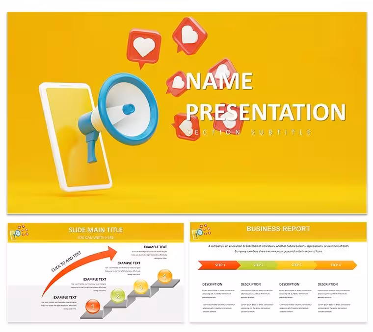 Social Media Marketing Keynote Diagrams - Instant Download | ImagineLayout