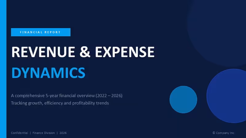 Revenue Expense Dynamics Charts - Editable PPTX | ImagineLayout