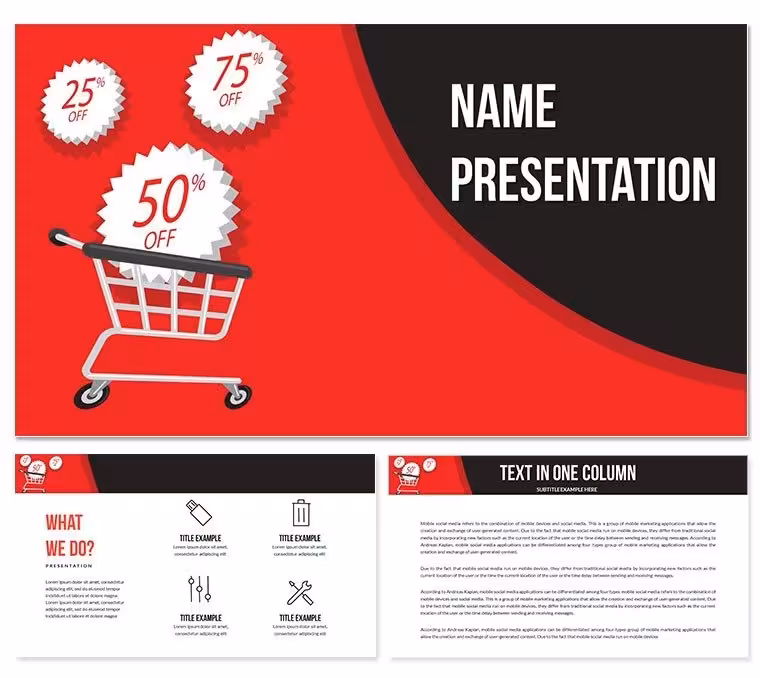 Black Friday Deals PowerPoint Template for Stunning Sales Presentations