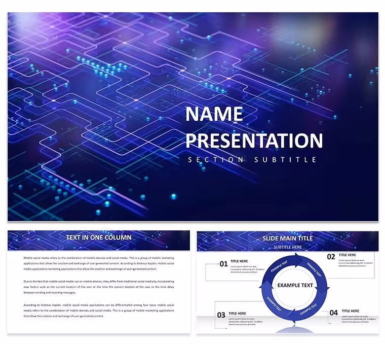 Neural Network PowerPoint Template: Wiring Intelligence into Your Slides
