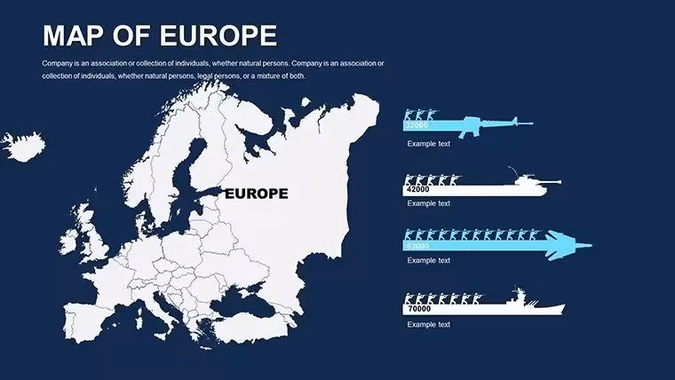 Editable Europe PowerPoint maps - Slide17