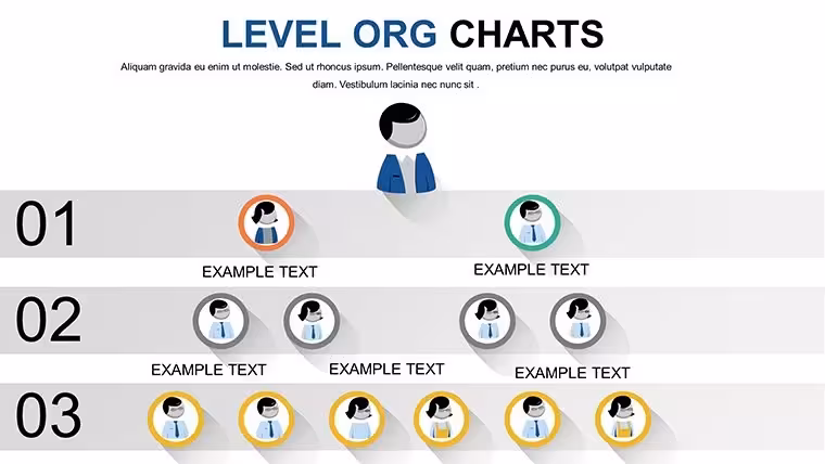 Free Level Org PowerPoint Charts Template