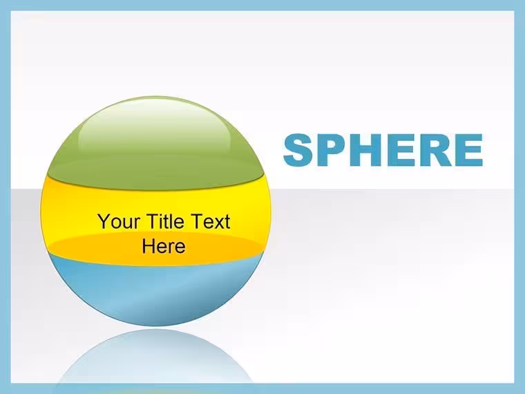 3D Sphere Keynote shapes