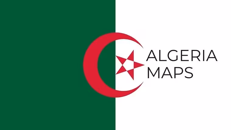 Algeria Maps Keynote Template: Desert Designs