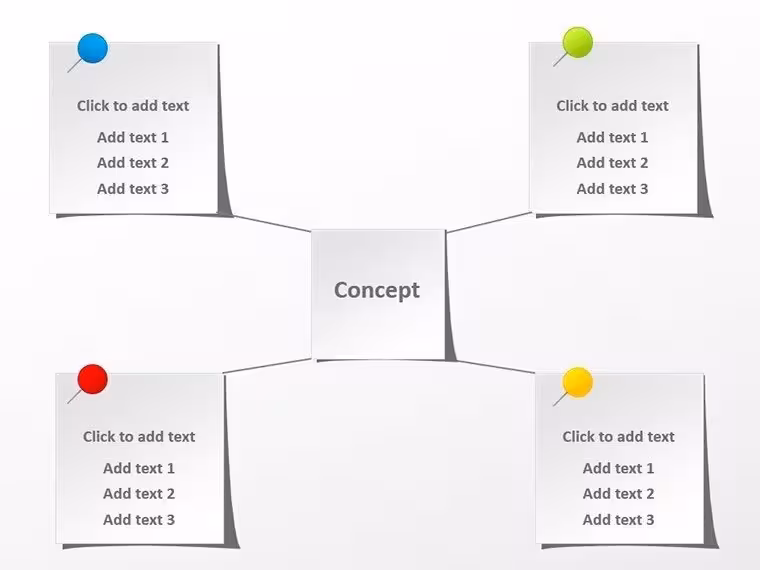 Paper Stickers PowerPoint Diagrams: Bringing Playful Precision to Your Slides