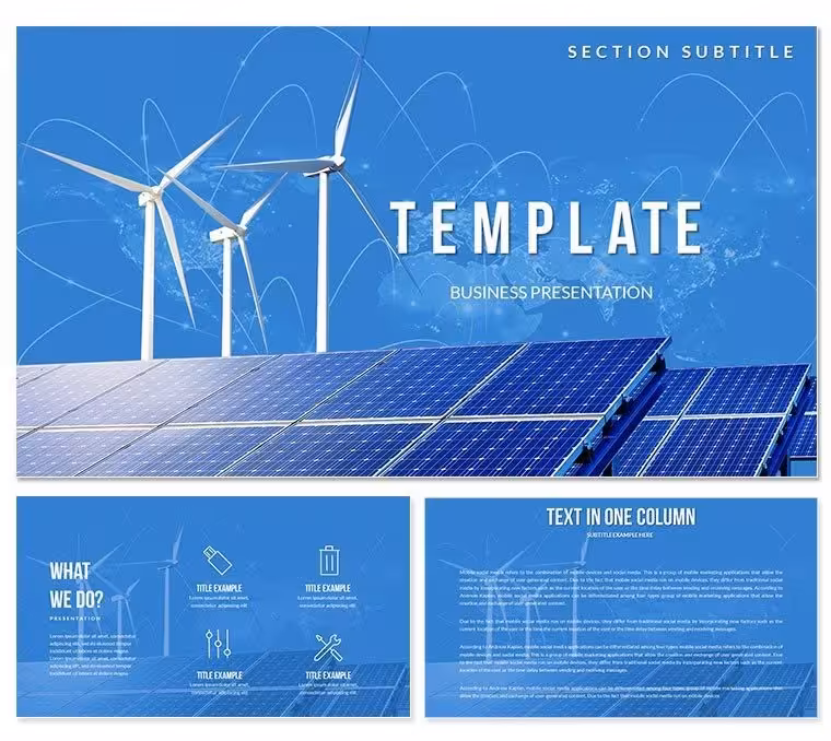 Wind and Solar Energy Diagram Templates - Fully Editable | ImagineLayout