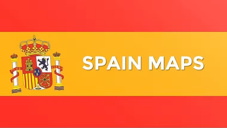 Spain Keynote Map Template - Fully Editable Key File
